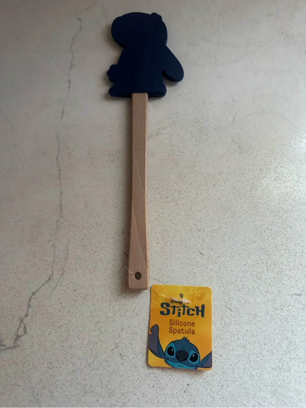Disney Blue Stitch Silicone Spatula with Wooden Handle